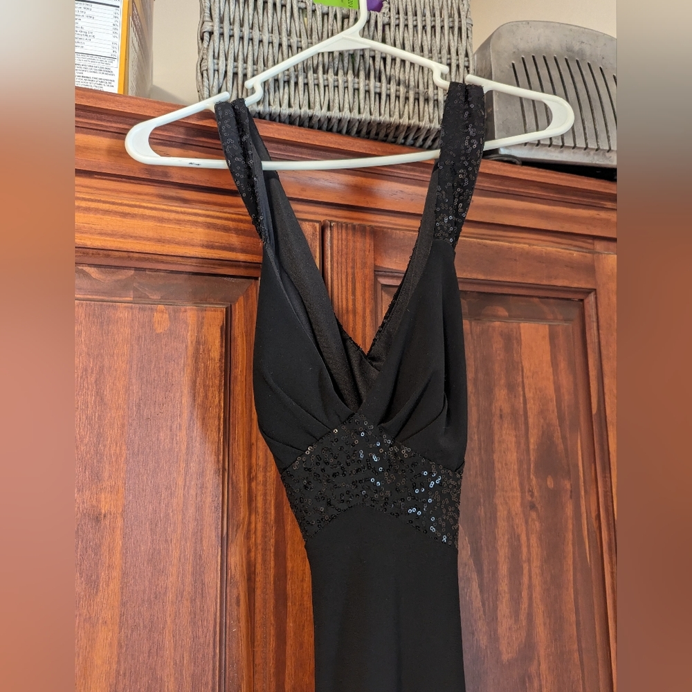 Formal Black Women's Gown